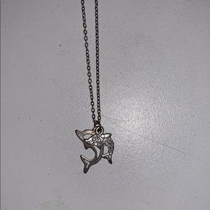 Dolphin silver necklace